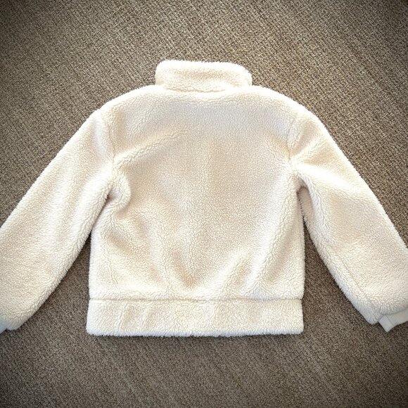 Universal Thread Sherpa Bomber Jacket in Ivory, Size Small - Picture 13 of 14
